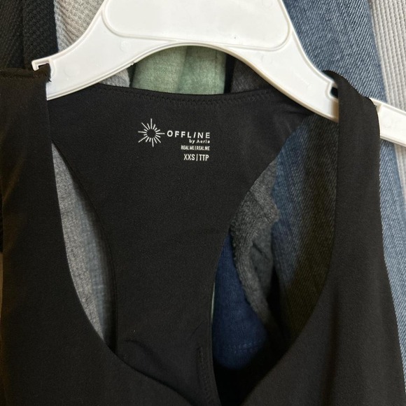 OFFLINE By Aerie Real Me Low Key Racerback Sports Bra XXS - Picture 3 of 7